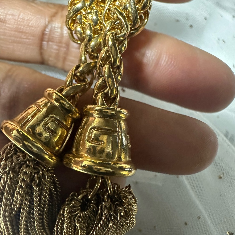 A vintage Givenchy gold tone necklace from the 1960/1970